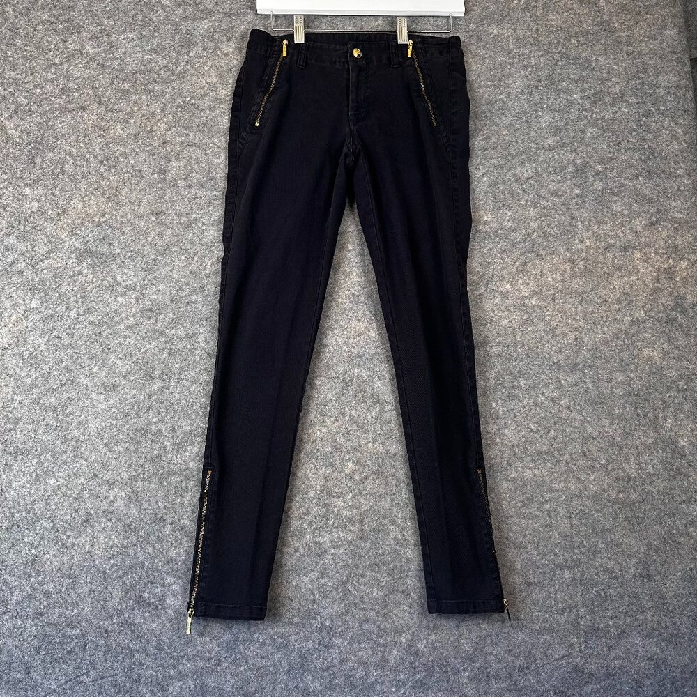 Michael Kors Women's Straight Leg Cotton Blend Plants Size 2